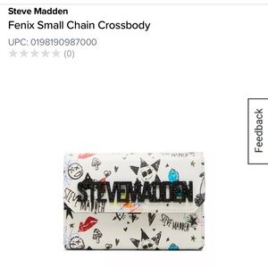 Steve Madden Multicolor Graphic Chain Crossbody